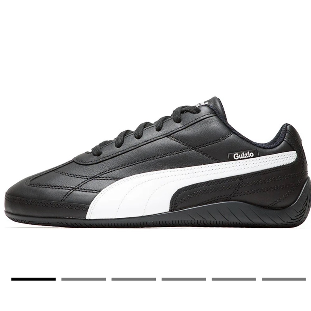 Puma Black and White Men's Shoes